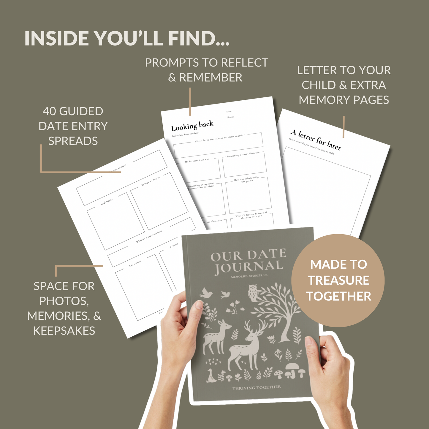 Thriving Together Date Journal (OLIVE)