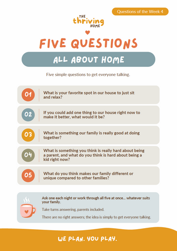 All About Home Questions